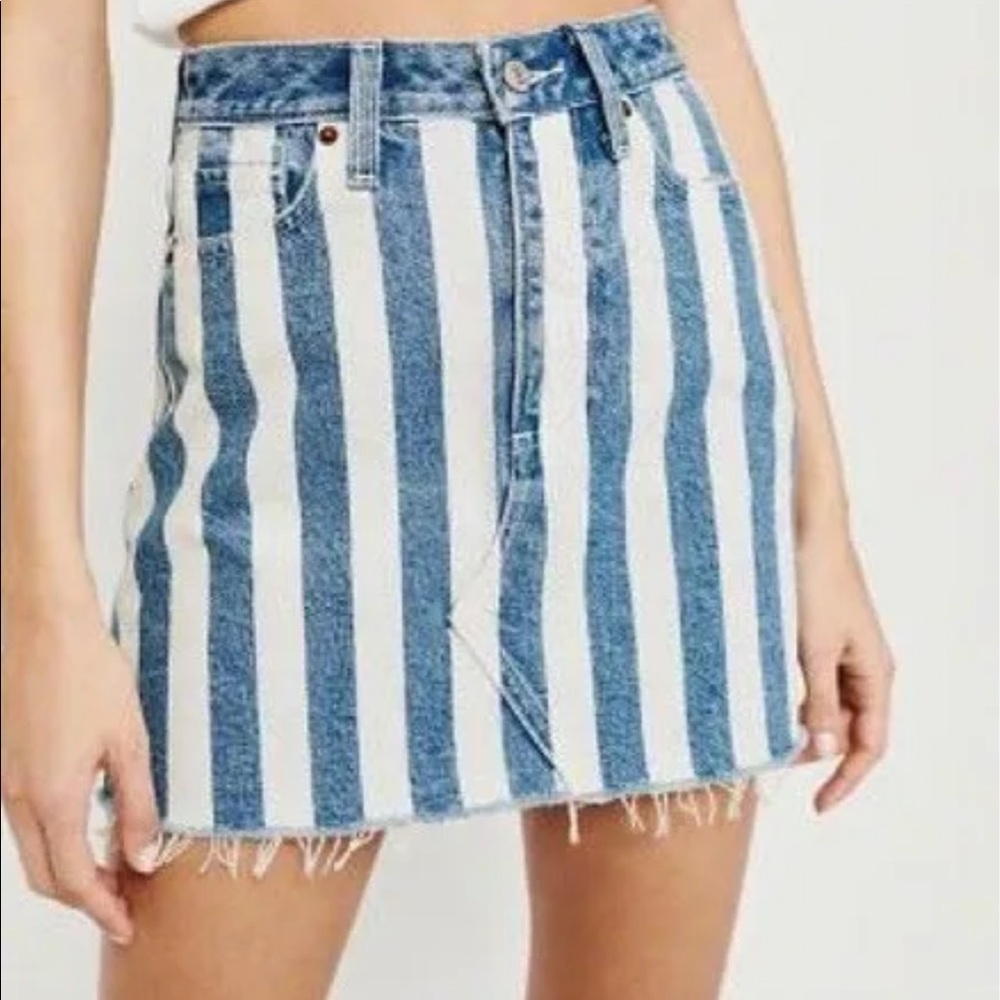 Abercrombie & fitch mini denim skirt